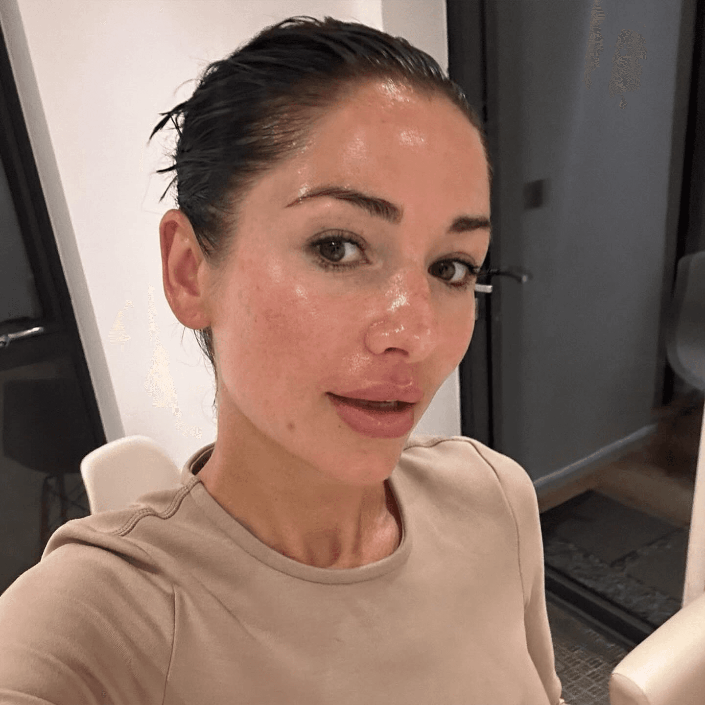 No-filter skin result from dermaplaning and Medik8 expert facial